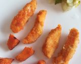 Sütőben sült krémsajtos csirkemell csíkok, gluténmentesen recept fázis 5 fotója