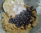 Une image de l'étape 1 de Biscuit a la cacahuète façon cookies.