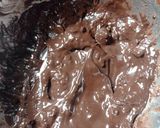 Foto langkah ke 7 dari resep Brownies Kukus Double Layer.