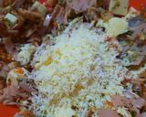 Foto del paso 3 de la receta: Visita inesperada, salva tarta de jamón y queso frizada
