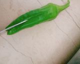 A picture of step 2 of Mirchi Masala.