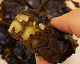 A picture of step 3 of Dark chocolate mirin brownies (flourless, dairy and oil free).