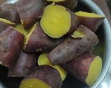 Hình bước làm 1 của món Bánh khoai lang nướng nhân phô mai