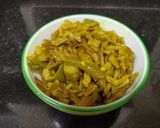 A picture of step 3 of Sangri beans pickle.
