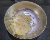 A picture of step 1 of Aloo besan sev.
