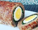 Foto del paso 8 de la receta Aperitivo con carne relleno de espinaca y huevos