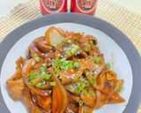 รูปขั้นตอนการทำที่ 6 ของ ข้าวหน้าหมูญี่ปุ่นซอส Kazoku