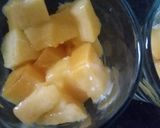 मैंगो कस्टर्ड पुडिंग (Mango custard pudding recipe in Hindi) रेसिपी चरण 5 फोटो