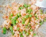 Hình bước làm 1 của món Cơm cuộn không dùng rong biển