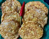 Hình bước làm 5 của món Chả Cốm Trứng (Phiên Bản Không Thịt)