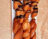 صورة لخطوة 14 من وصفة بنيي لواية (twisted donuts)😋