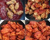 รูปขั้นตอนการทำที่ 10 ของ ไก่ทอดเกาหลี/ไก่บอนชอน