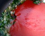 Foto del paso 3 de la receta: Lasagna de espinaca, jamón & queso de crepes con salsa rosa