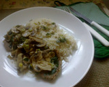 Foto del paso 8 de la receta: Peceto al champignon con verdeo y arroz blanco 
