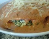 Foto del paso 19 de la receta: Lasagna de espinaca, jamón & queso de crepes con salsa rosa