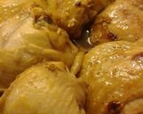 Foto del paso 4 de la receta: Pollo a la mostaza & miel con arroz blanco y batatas al natural