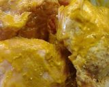 Foto del paso 2 de la receta: Pollo a la mostaza & miel con arroz blanco y batatas al natural