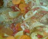 Foto del paso 4 de la receta: Costeletas de cerdo con hortalizas y arroz blanco 