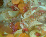 Foto del paso 4 de la receta: Costeletas de cerdo con hortalizas y arroz blanco 
