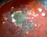 Foto del paso 4 de la receta: Lasagna de espinaca, jamón & queso de crepes con salsa rosa
