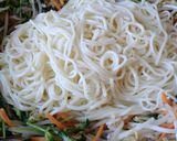 Foto del paso 4 de la receta: Fideos de maíz con semillas. Estilo Tai