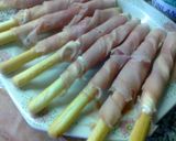 Foto del paso 3 de la receta: Palitos de queso envueltos en jamón serrano 