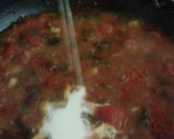 Foto del paso 7 de la receta: Ñoquis de espinaca con salsa de tomates cubeteados, verdeo y crema
