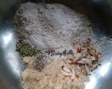 A picture of step 2 of Airfried Thekua.