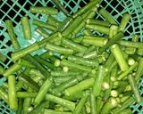 Foto langkah ke 1 dari resep Tumis Tempe Kacang Panjang Pedas (No Micin).