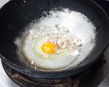 รูปขั้นตอนการทำที่ 3 ของ ใบเชียงดาผัดไข่