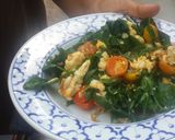 รูปขั้นตอนการทำที่ 7 ของ ใบเชียงดาผัดไข่