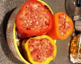 A picture of step 4 of Stuffed Bell Peppers with Ground Pork.