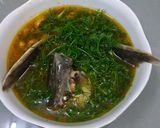 Hình bước làm 4 của món Cá tầm nấu canh thì là