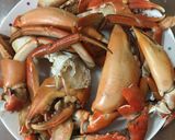 Hình bước làm 1 của món Cua ớt Singapore - Chilli crab