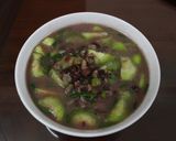 Hình bước làm 4 của món Canh mướp hương nấu đậu phộng