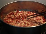 Canh mướp hương nấu đậu phộng