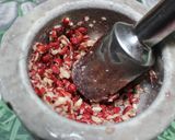 Hình bước làm 1 của món Canh mướp hương nấu đậu phộng