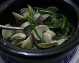Hình bước làm 5 của món Nghêu hấp thố