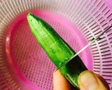 Hình bước làm 2 của món Lặc lè hấp chấm muối vừng