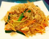 Hình bước làm 8 của món Miến xào cua