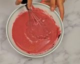 A picture of step 2 of Healthy Beetroot Khandvi.