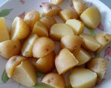 A picture of step 1 of Chicken, mushrooms and potatoes in beer.
