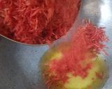 A picture of step 1 of Gajar Ka Halwa.
