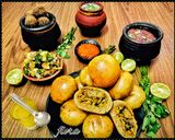 A picture of step 10 of Palak Paneer Dal Bati.