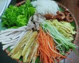 Hình bước làm 9 của món Món cuốn cuối tuần