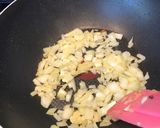 A picture of step 3 of Saag paneer.