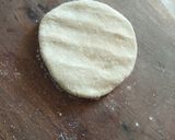 A picture of step 5 of 2 layered Roti (Bepadi Roti).