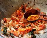 A picture of step 3 of Quick onion Tomato chutney in 5 minutes.