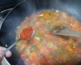 Foto del paso 6 de la receta: Pollo con salsa y verduras