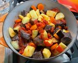 Une image de l'étape 18 de Bœuf mijoté à la provençale.